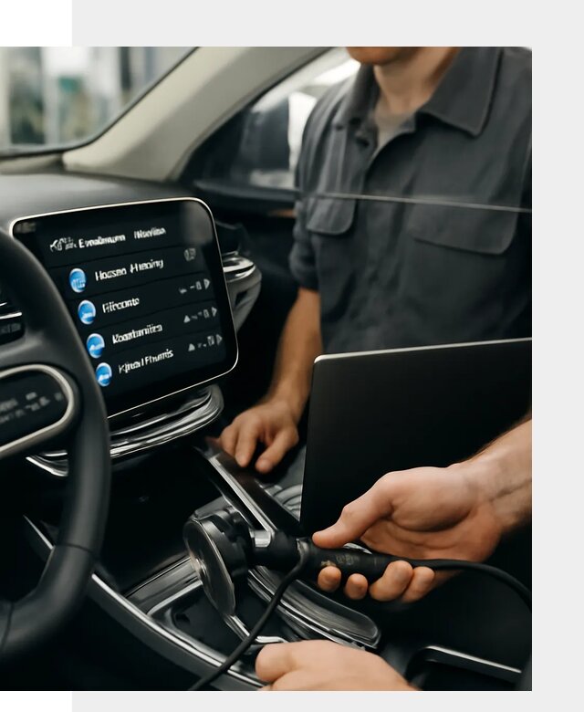 Установка приложений Geely для мультимедиа автомобиля в Челябинске