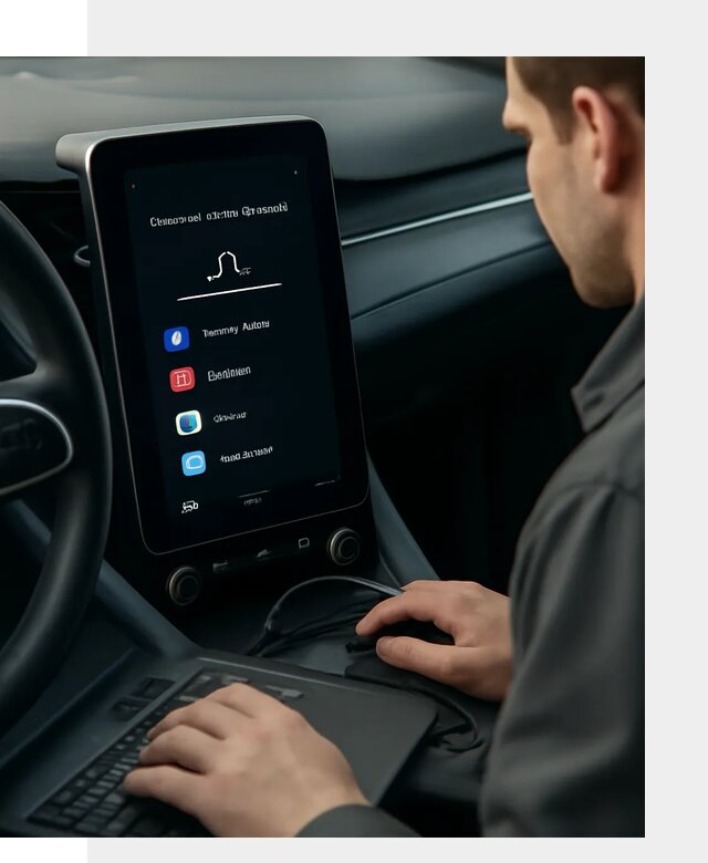 Установка приложений Lynk Co на автомобиль в Челябинске